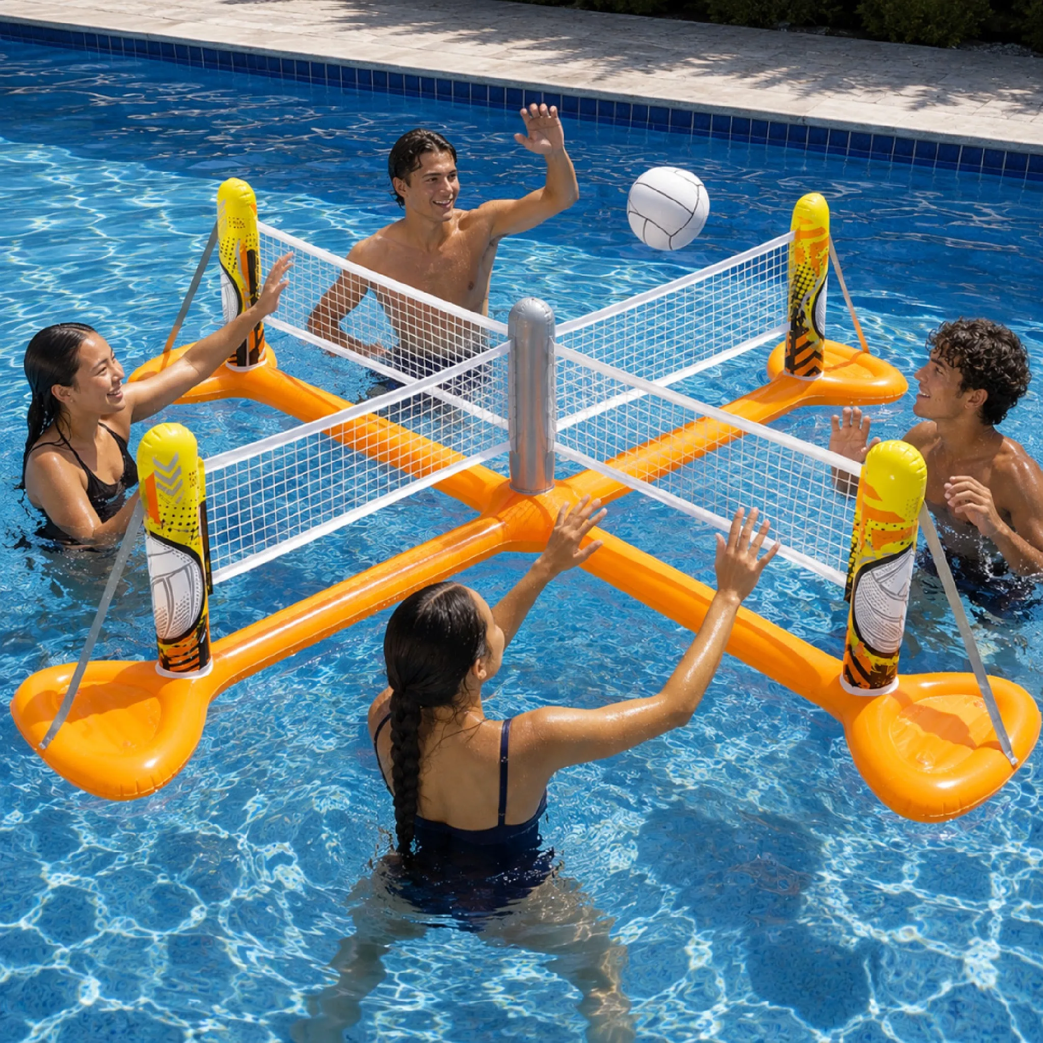 Go Play! Foursquare Splash Volleyball