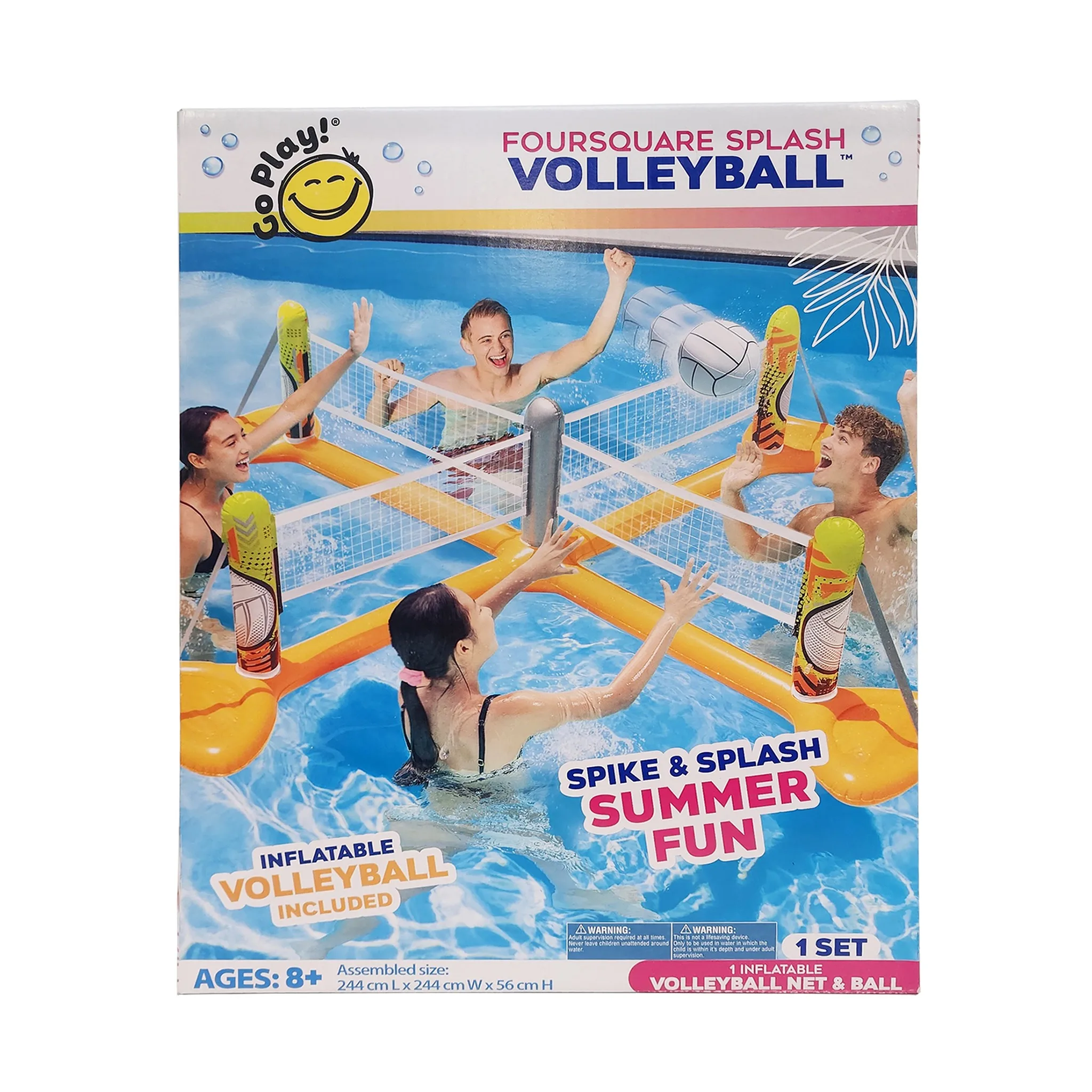 Go Play! Foursquare Splash Volleyball