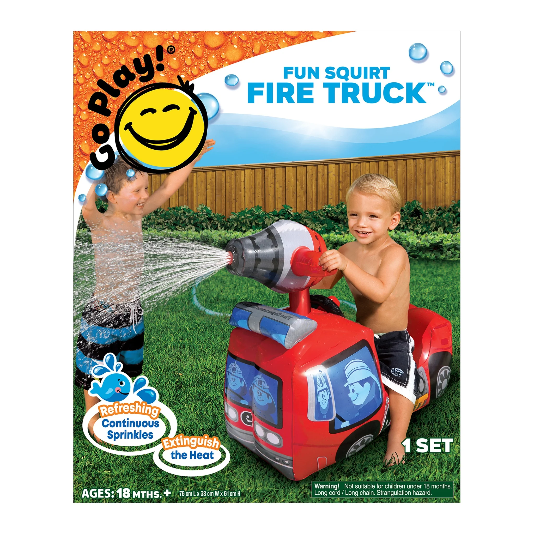 Go Play! Fun Squirt Fire Truck