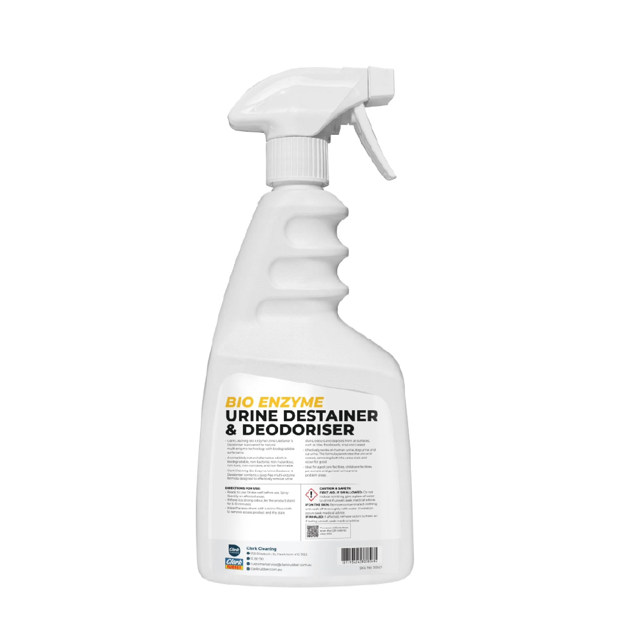 Clark Cleaning Bio Enzyme Urine Destainer and Deodoriser 750ml