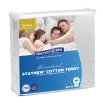 Cotton Terry Fitted Mattress Protector Single