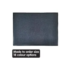 Custom Aqua Crystal Carpet Mat Black