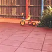 Environmentally Friendly Rubber Pavers Speckled Black