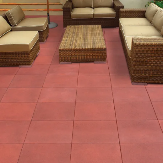 Environmentally Friendly Rubber Pavers Speckled Black
