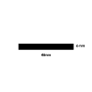 EPDM414 Supersoft self adhesive tape 6mm Black 36mm x 6 mm
