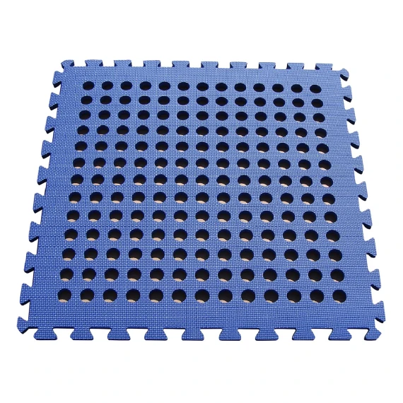EVA Play Tile with Holes Green