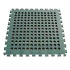 EVA Play Tile with Holes Green