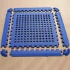 EVA Play Tile with Holes Green