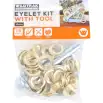 Eyelet Kit 15Pce With Tool 11mm Dia