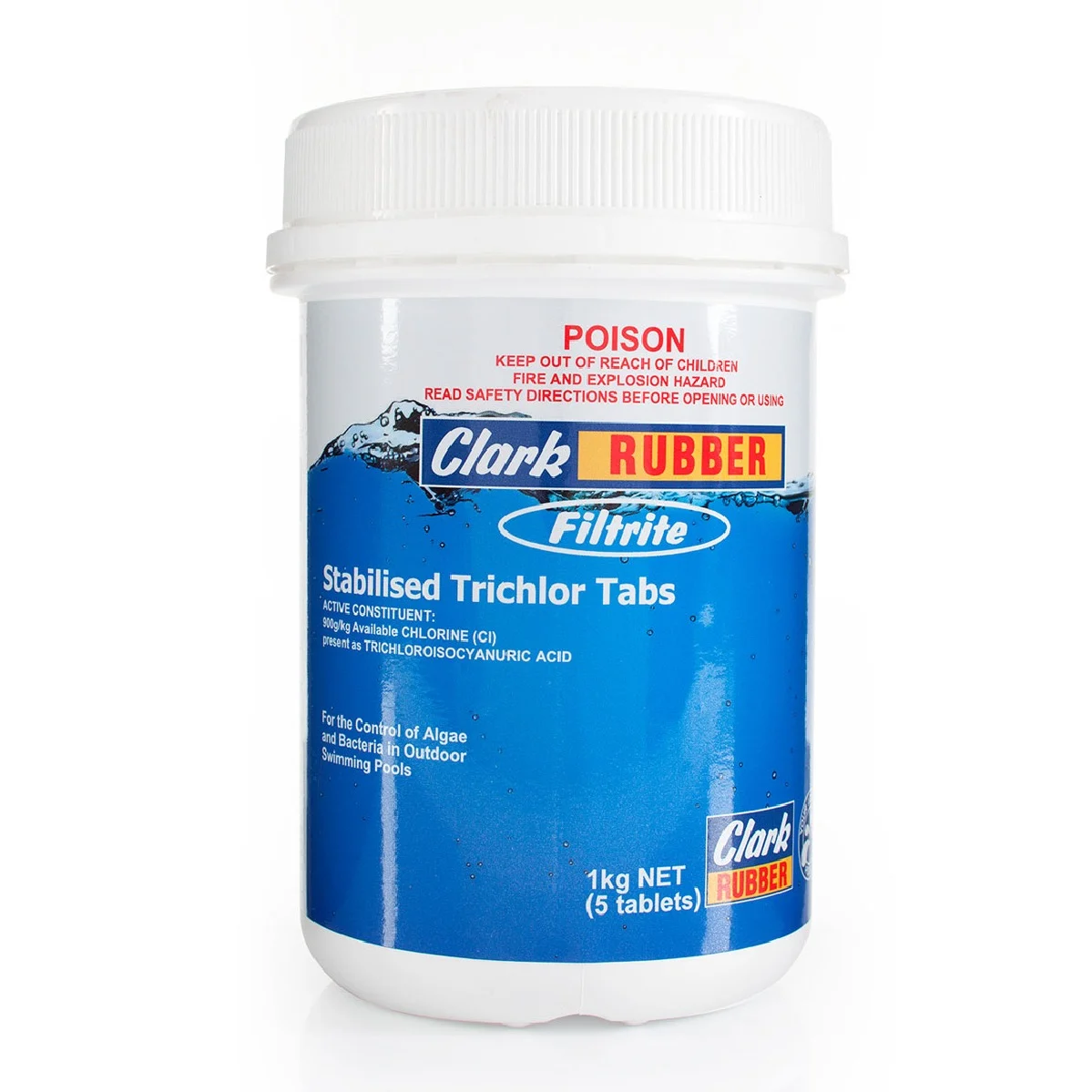 Filtrite Stabilised Pool Trichlor Tablets 1kg