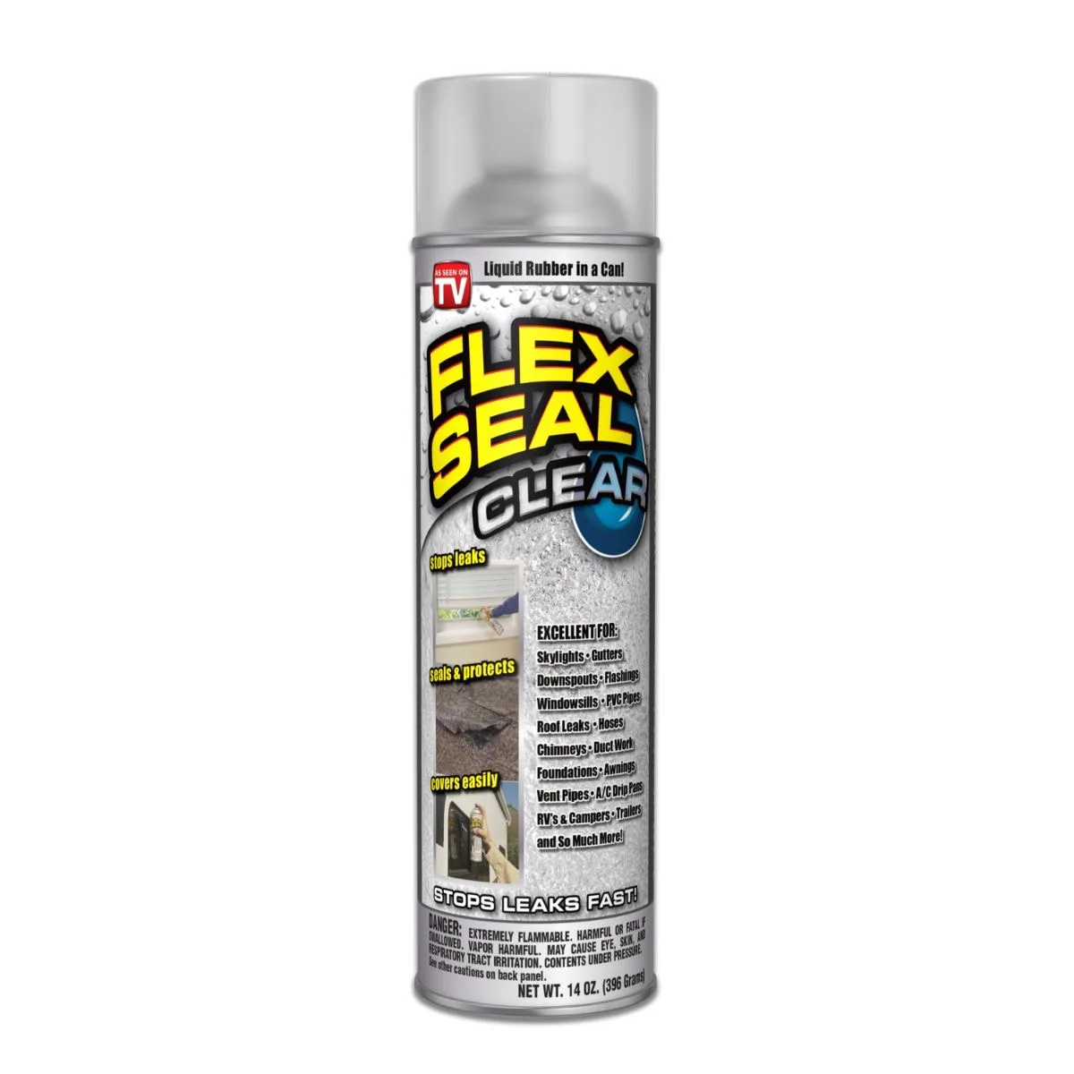 Flex Seal Spray Can Clear