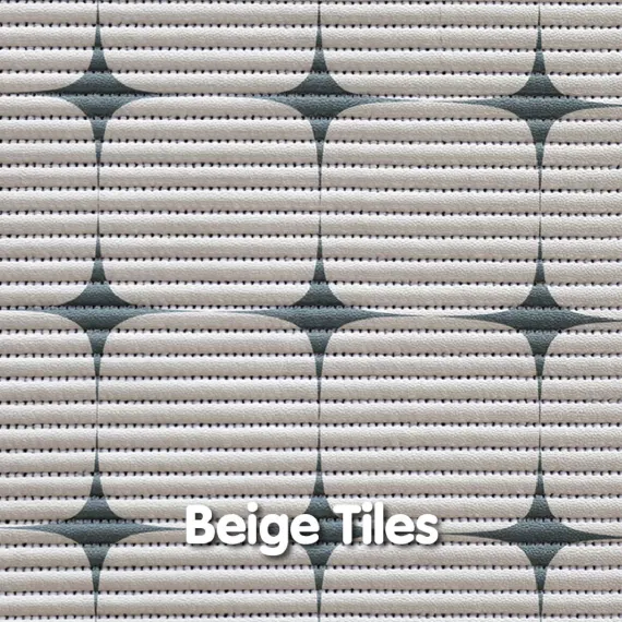 Anti Slip Matting Beige Tiles