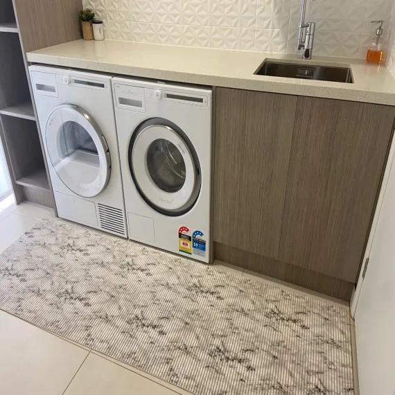 Anti Slip Matting Beige Tiles