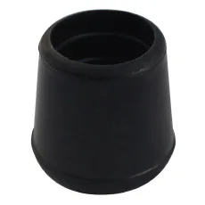 Heavy Duty Rubber Chair Tip - Black