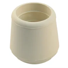 Heavy Duty White Rubber Chair Tip 19mm