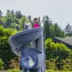 Helix Pool Slide Grey Granite