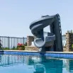 Helix Pool Slide Grey Granite