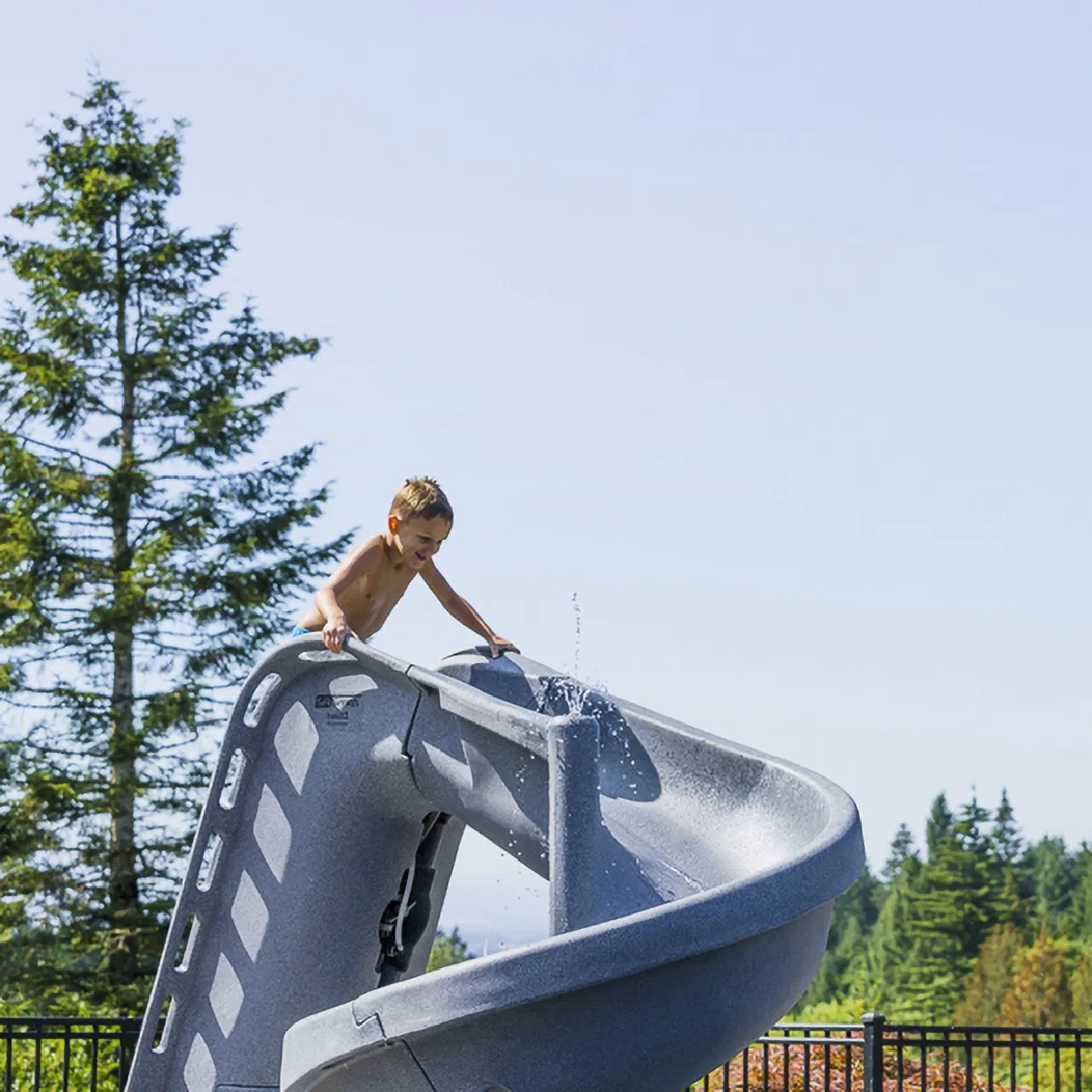 Clark rubber pool slides shop