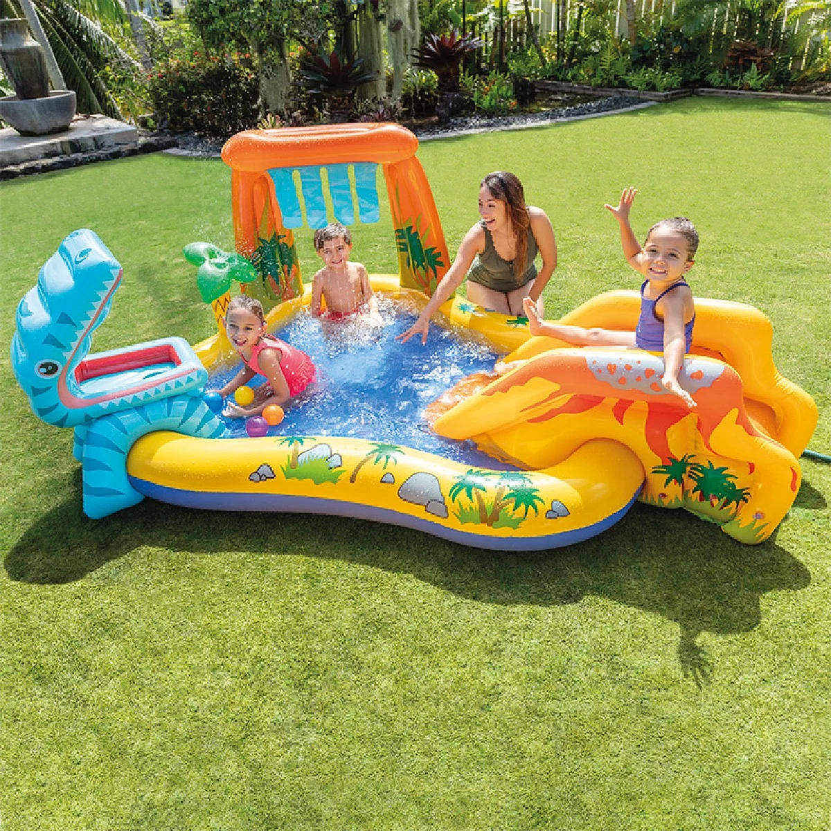 Inflatable pool play best sale center
