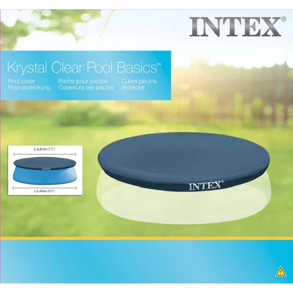 Intex Easy Set Pool Cover - 8ft