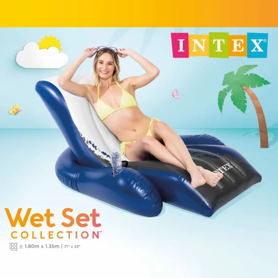 Intex floating hotsell recliner lounger