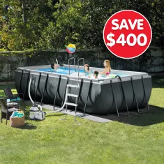 Intex Ultra XTR Frame Pool Rectangular - 18ft