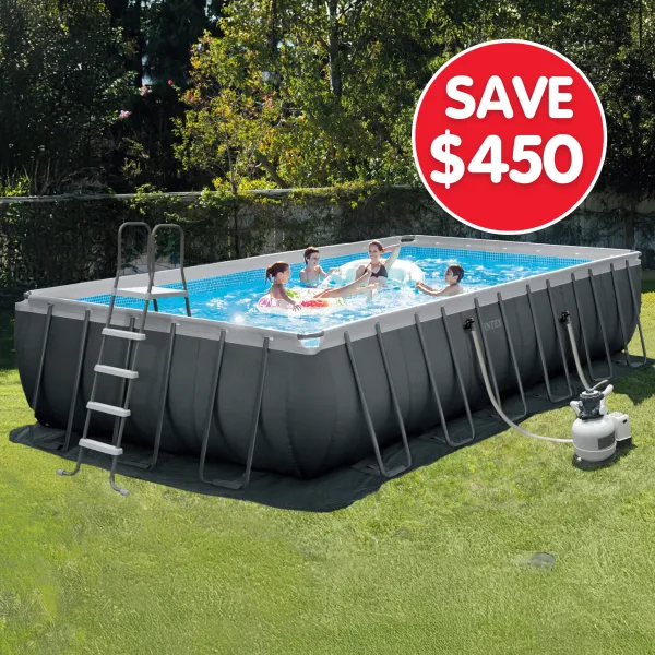 Intex Ultra XTR Frame Pool Rectangular - 24ft